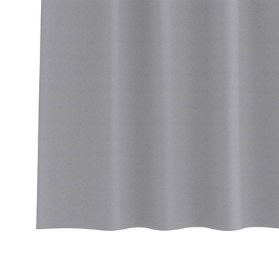 Firany blackout z kółkami 2 pcs Jasnoszary 140 x 140 cm