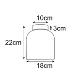 Lampa sufitowa K-5622 z serii CAPRI