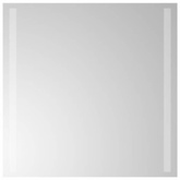 vidaXL Lustro łazienkowe z LED, 50x50 cm