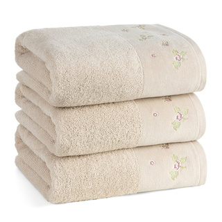 Ręcznik Dalia beżowy 70x140