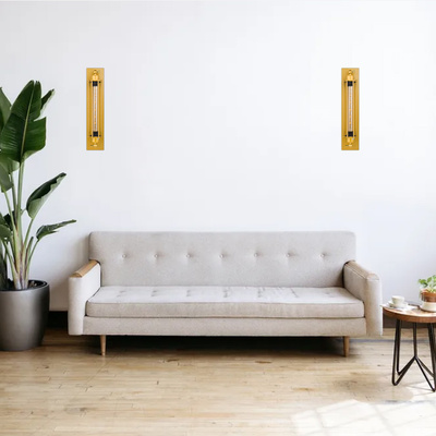 Kinkiet Retro Loft Abigali E27 złoty