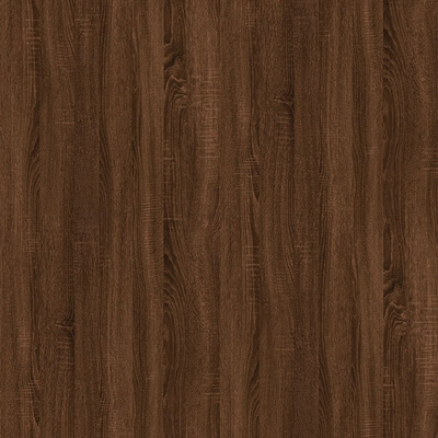 Regał na książki/przegroda, brązowy dąb, 80x24x192 cm