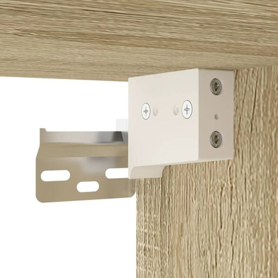 vidaXL Wiszące szafki telewizyjne, 2 szt., dąb sonoma, 57x34,5x40 cm