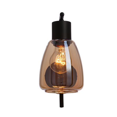 MOLDO lampa kinkiet 1x40W E27 klosz bursztynowy 21-35103 