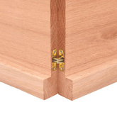 Blat, jasnobrązowy 160x50x(2-4)cm drewno z naturalną krawędzią