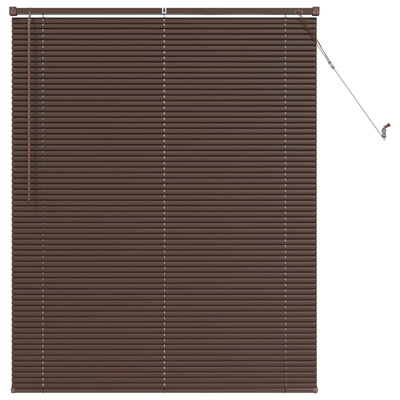 Żaluzja wenecka Ciemnobrązowy ze wzorem 150 x 120 cm 25 mm PVC