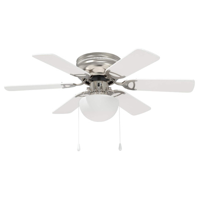 Wentylator sufitowy z lampą ? 82 cm Biały
