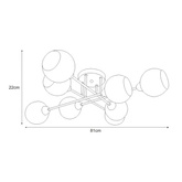 Lampa sufitowa K-JSL-1302/8 z serii FONS KAJA