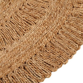 vidaXL Ręcznie pleciony dywan z juty, 150 cm, okrągły