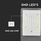 20W Lampa Uliczna LED Solarna /  Bateria: 40AH LiFePO4 / Barwa: 4000K