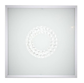 Plafon biały szklany kwadratowy LED 16W 4000K 29x29cm Lux Candellux 10-64486