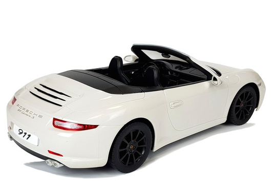 Auto Porsche 911 Carrera S Samochód Zdalnie Sterowane RC Rastar Białe 1:12