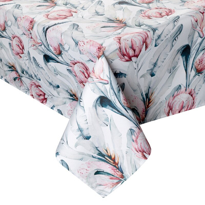 Obrus Garden biały 140x220