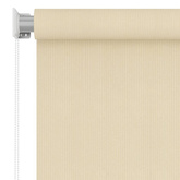 vidaXL Roleta zewnętrzna, kremowa, 60x140 cm, HDPE