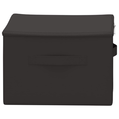 Skrzynia do przechowywania 24 pcs antracytowy 50 x 30 x 25 cm