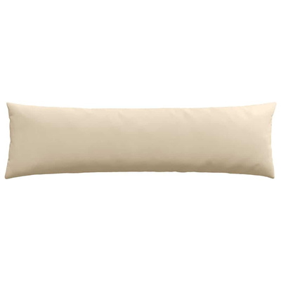 Poduszki na sofę 2 pcs Kremowy 145 x 40 cm tkanina