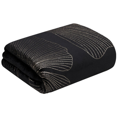 Koc Fla czarny 150x200