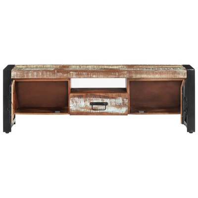 vidaXL Szafka pod TV, 120 x 30 x 40 cm, lite drewno odzyskane