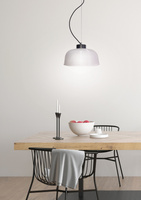 Lampa wisząca 27cm szklana/czarny kabel Liverpool Ledea 50101286