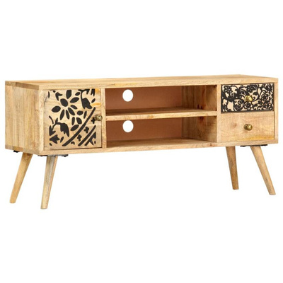 Szafka pod TV, 100x30x45 cm, lite drewno mango vidaXL