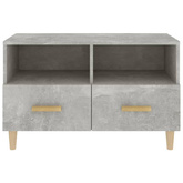 vidaXL Szafka pod TV, szarość betonu, 80x36x50 cm
