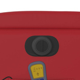 vidaXL Rozkładany fotel masujący, elektryczny, czerwony, ekoskóra