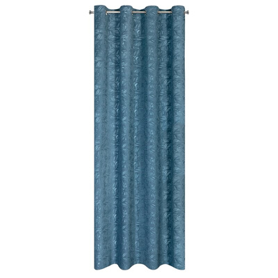 Zasłona Octavia niebieska 140x250