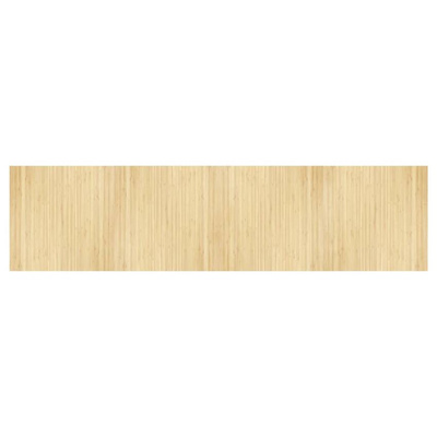 vidaXL Dywan prostokątny, jasny naturalny, 100x400 cm, bambusowy