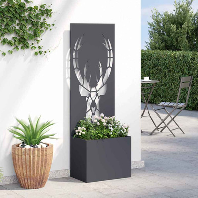 Ekran zapewniający prywatność w ogrodzie Antracyt 50 x 150 cm