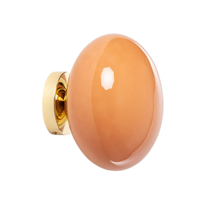 Kinkiet szklany czaerwony E14 Abruzzo Sfero