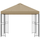 Altana 3 x 3 m Beżowy Poliester i Stal 190 gsm