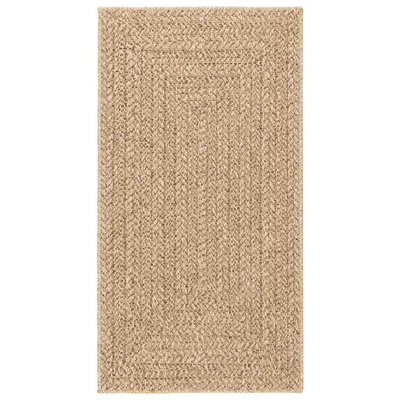 Dywan ZIZUR, 80x150 cm, stylizowany na jutowy