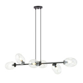 Lampa wisząca PANDORA 6 BL TRANSPARENT