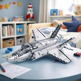 Klocki konstrukcyjne Samolot Myśliwski F-35 Lightning II Szary 1490 el.