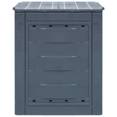 Kompostowniki ogrodowe, 2 szt., szare, 60x60x73 cm, 520 L