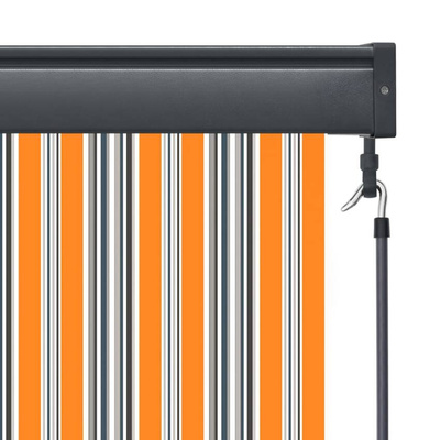 vidaXL Roleta zewnętrzna, 80x250 cm, żółto-niebieska