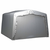 Namiot magazynowy, 370 x 370 cm, stal, szary