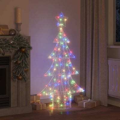 Choinka z 160 diodami LED Wielokolorowe 150 cm Akryl