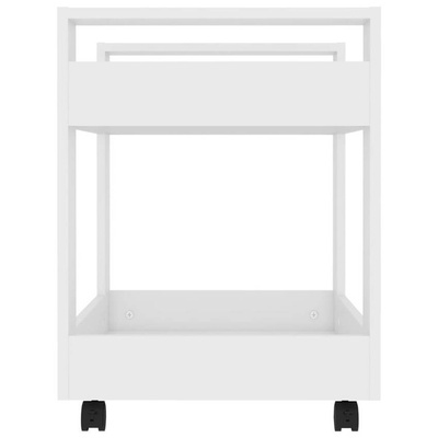 vidaXL Szafka pod biurko, biała, 60x45x60 cm, materiał drewnopochodny