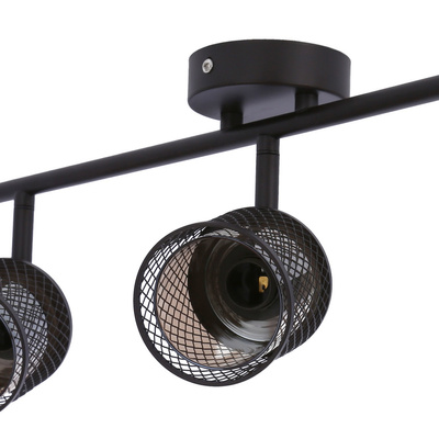 Lampa sufitowa kawowe złoto klosz bursztyn 3xE14 Canabera Candellux 93-82541