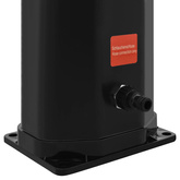 Ogrodowy prysznic solarny z końcówką prysznicową i kranem, 35 L