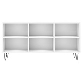 Szafka pod TV, biała, 103,5x30x50 cm, materiał drewnopochodny vidaXL