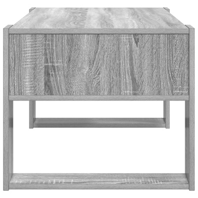 Stolik kawowy Szary Sonoma 92 x 53 x 45 cm Drewno inżynieryjne