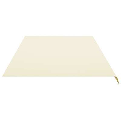 Zapasowa tkanina na markizę, kremowa, 6x3,5 m, poliester