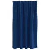 Firany blackout z kółkami 2 pcs Ciemnoniebieski 140 x 140 cm