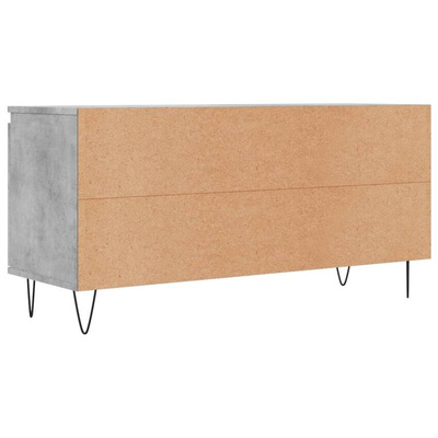 Szafka pod TV, szarość betonu, 104x35x50 cm vidaXL