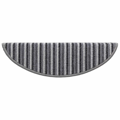 Samoprzylepne maty na schody 15 pcs Szary 56 x 17 x 3 cm
