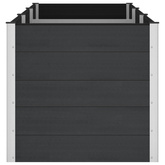Podniesiona rabata ogrodowa Czarny 300 x 100 x 91 cm