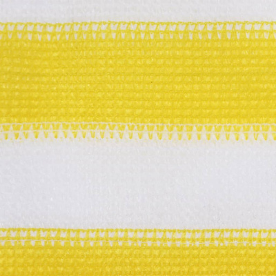 Parawan balkonowy, żółto-biały, 120x500 cm, HDPE