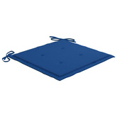 vidaXL Składane krzesła ogrodowe, 2 szt., poduszki, drewno akacjowe